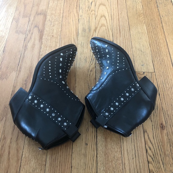 Sam Edelman Brian Embellished Ankle Boots 7.5 - Picture 6 of 9